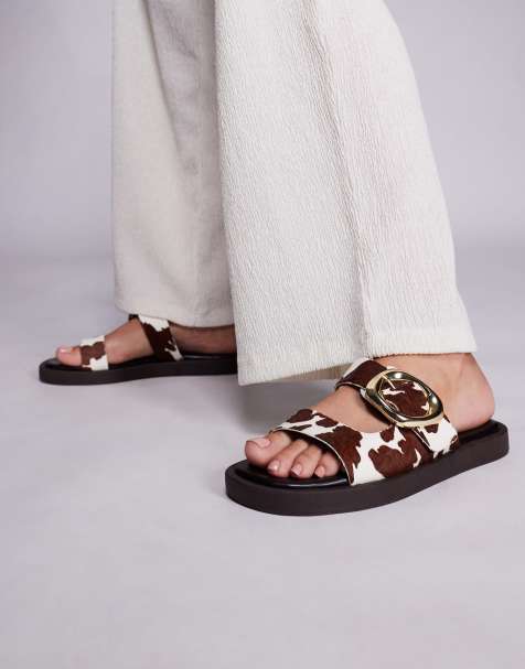 schuh - Tylee - Sandali con stampa pezzata e doppia fibbia - view 1