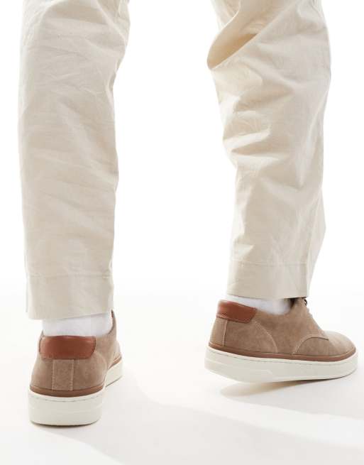 schuh - Wade - Chaussures en daim à lacets - Taupe, 3 de 4