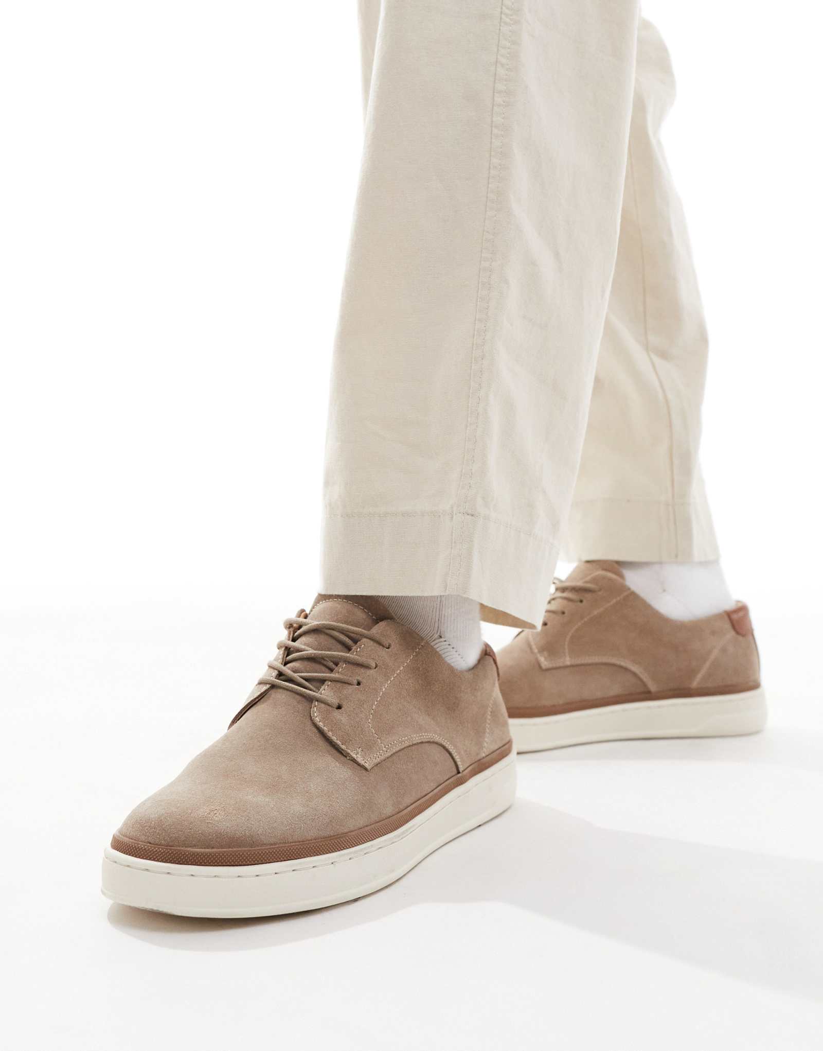 туфли schuh Wade на шнуровке из темно-серой замши