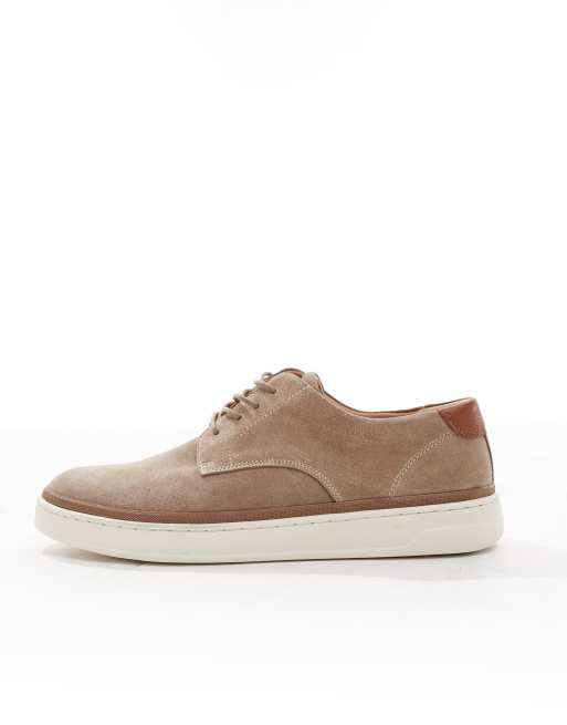 schuh – Wade – Sznurowane buty z zamszu w kolorze taupe, 4 z 4
