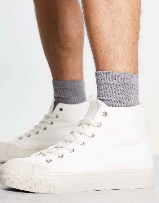 Canvas high top trainers best sale