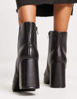 schuh black ankle boots