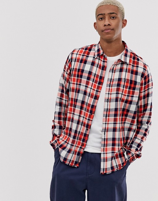 Scotch and Soda brushed flannel check shirt