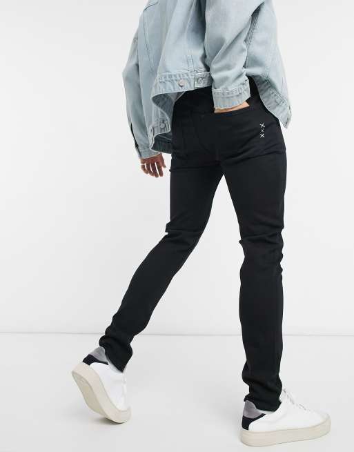 & skim skinny jeans in black | ASOS