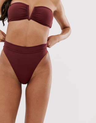 seafolly high waisted bikini bottoms