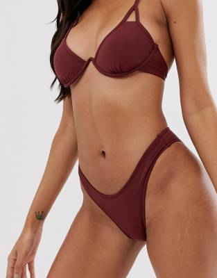 plum bikini bottoms