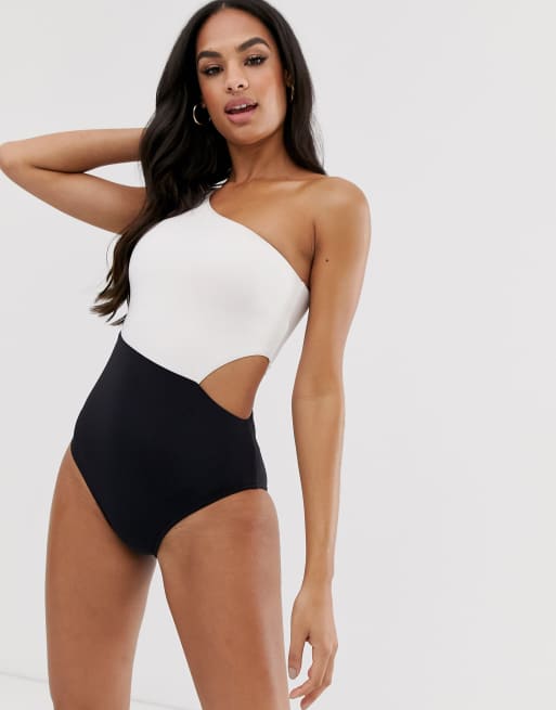 Seafolly black and store white one piece