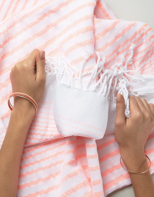 Seafolly Beach Towels  Turkish Towel Set Pink - Womens ~ Seafolly Shop