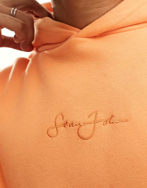 Sean john shop orange hoodie