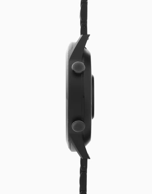 Sekonda Active lux 45mm unisex round black smartwatch with black bracelet in black, 3 of 7