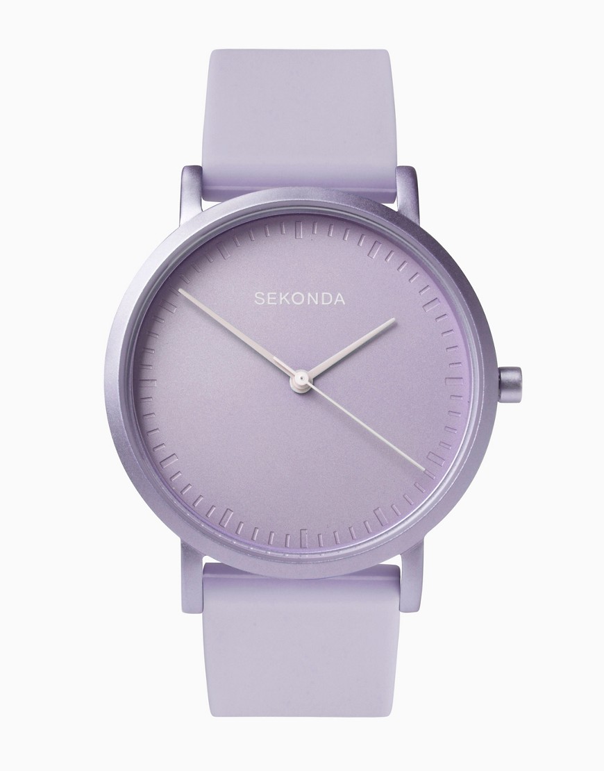 Sekonda analogue watch in purple