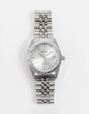 Sekonda – Armbanduhr mit Zifferblatt in Silber