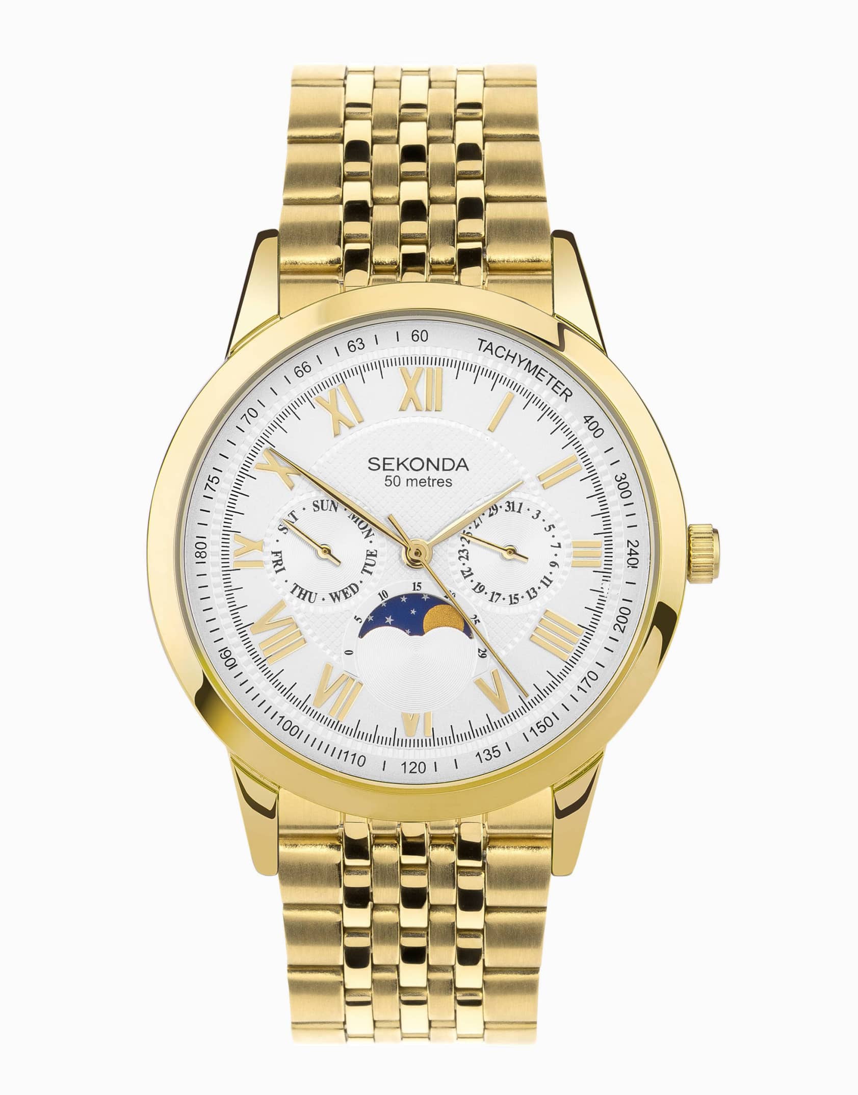 Sekonda Armstrong mens 40mm analogue watch in gold ASOS Price Checker