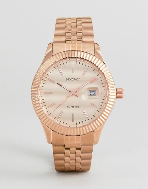 Sekonda Bracelet Watch In Rose Gold Exclusive To ASOS ASOS