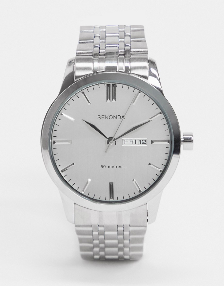 Sekonda bracelet watch in silver with white dial