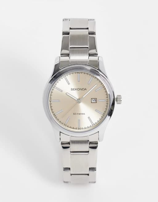 Sekonda silver hotsell bracelet watch