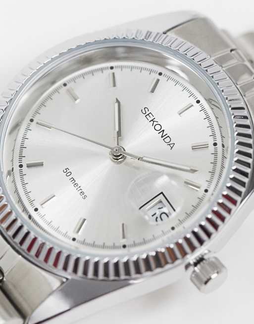 Sekonda bracelet watch with silver dial new arrivals