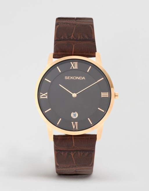 Sekonda Brown Strap Watch 3207.27