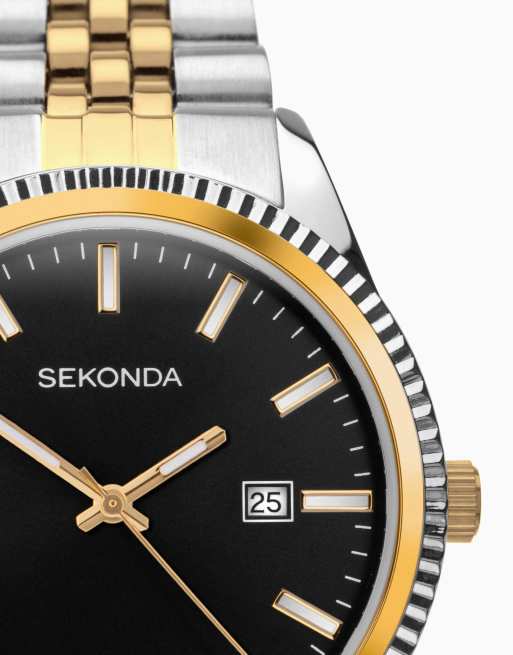 Sekonda Classic men's 40mm king watch in black, 4 of 4