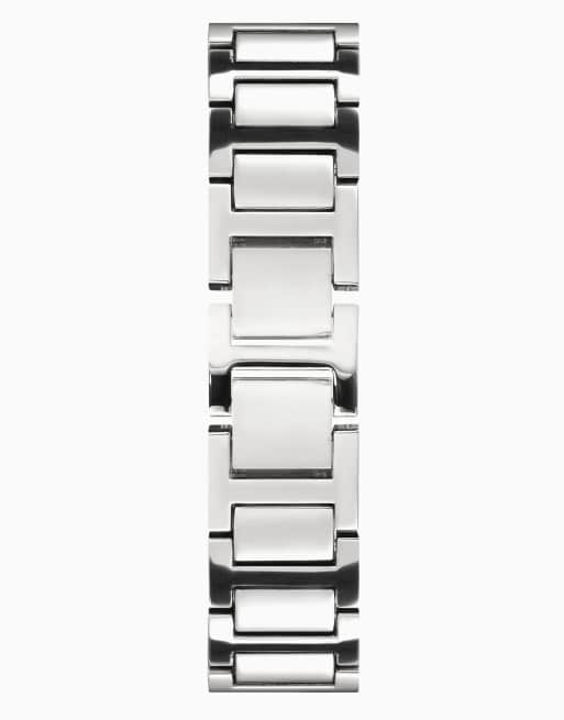 Sekonda clement 28mm rectangular silver watch in silver - SILVER, 2 of 4