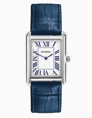 Sekonda Orologio Da Uomo Classico Al Quarzo 1815 – Quadrante Argentato E Cinturino In Pelle Nera - 3