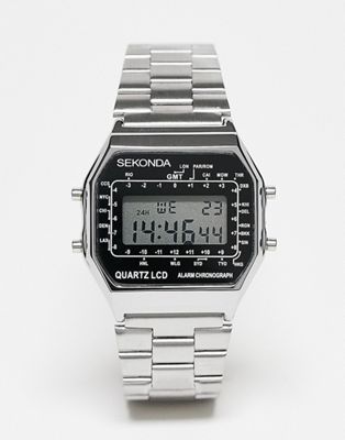 Sekonda Digital Watch in Silver