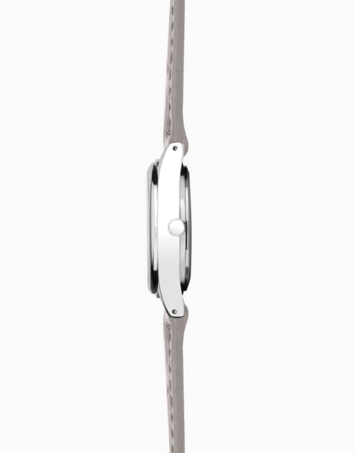 Sekonda Evans 25mm womens round silver analogue watch in grey, 2 of 4