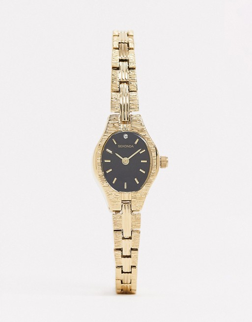 Sekonda expandable watch in gold 19mm