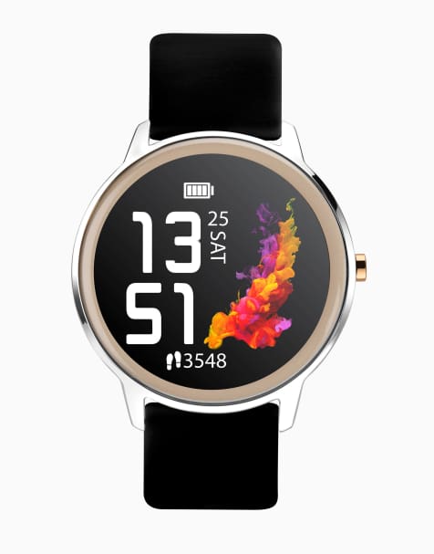 Sekonda – Flex – Damenuhr mit LCD-Display mit 44 mm Durchmesser und Silikonarmband - view 1