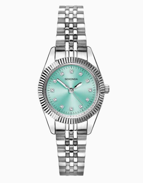 Sekonda francis 26mm round silver watch in silver - SILVER - view 1