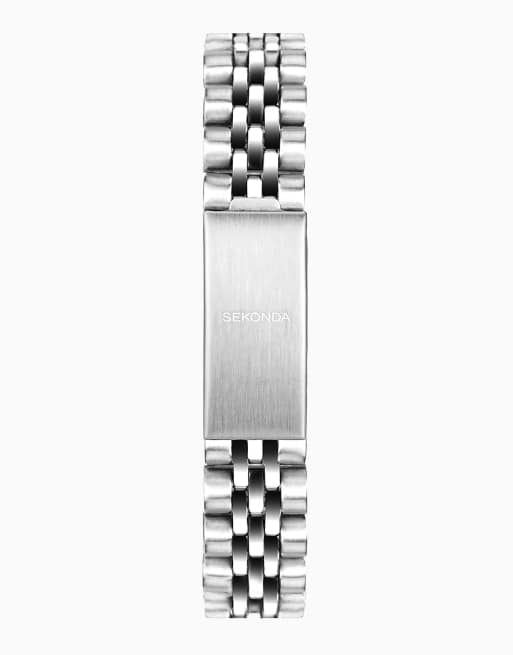 Sekonda Francis 26mm womens round silver analogue watch in silver, 3 of 4