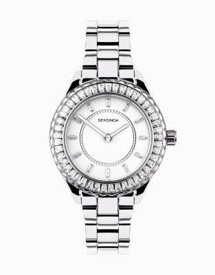 Sekonda Margot womens 34mm analogue watch in silver