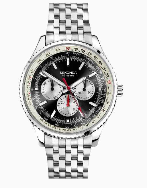 Sekonda - Maverick - Orologio con bracciale color argento