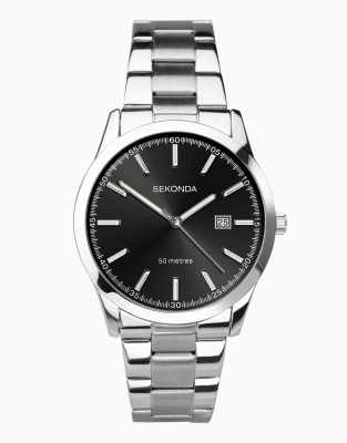 Sekonda Mens analogue watch in black