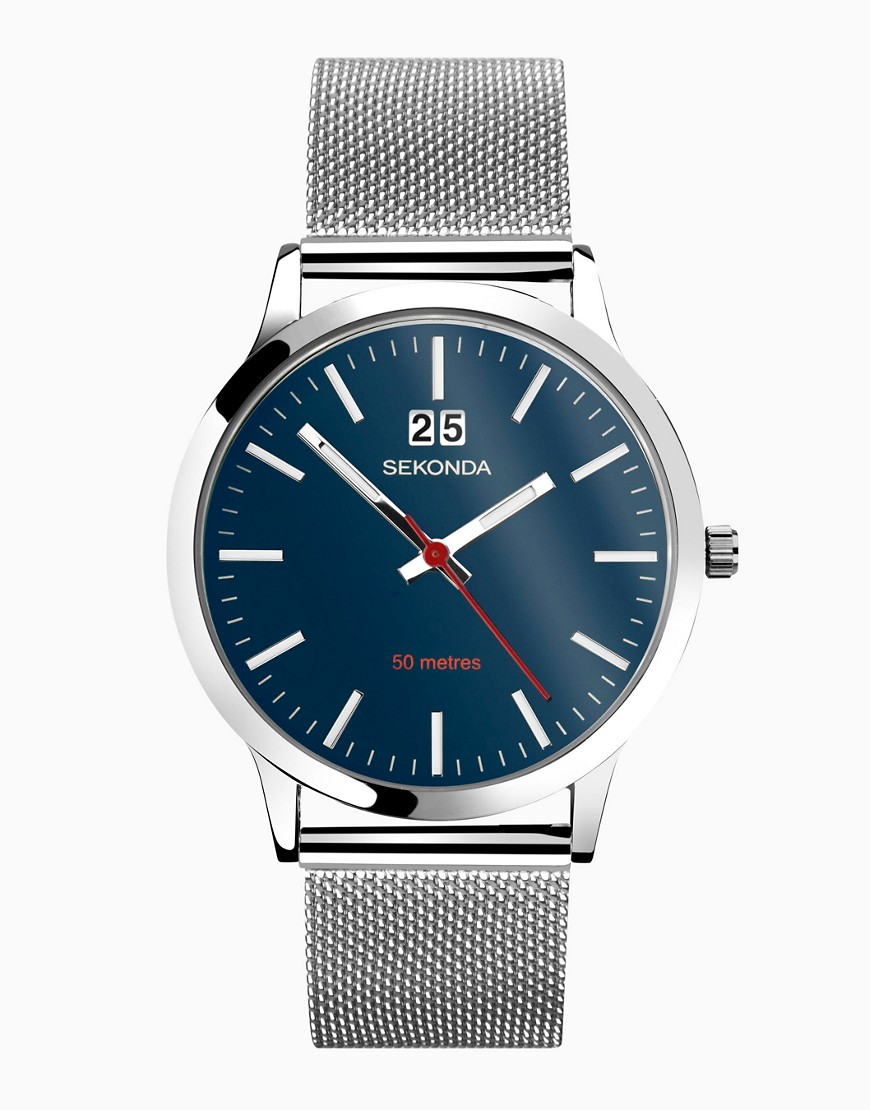 Sekonda Mens analogue watch in blue