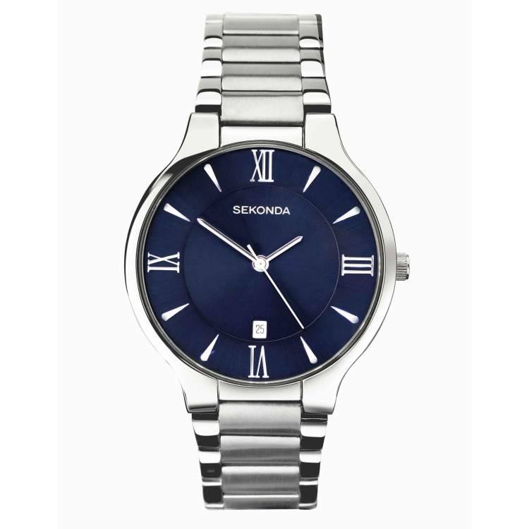 Sekonda mens hotsell watch blue face