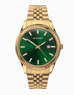 Sekonda Mens analogue watch in green - ASOS Price Checker