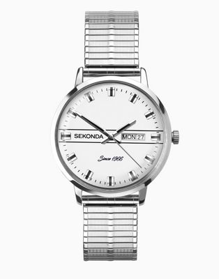 Sekonda Mens analogue watch in silver - ASOS Price Checker