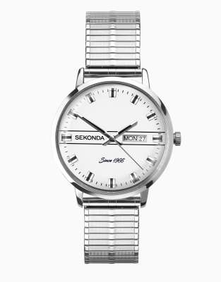 Sekonda Mens analogue watch in silver - ASOS Price Checker