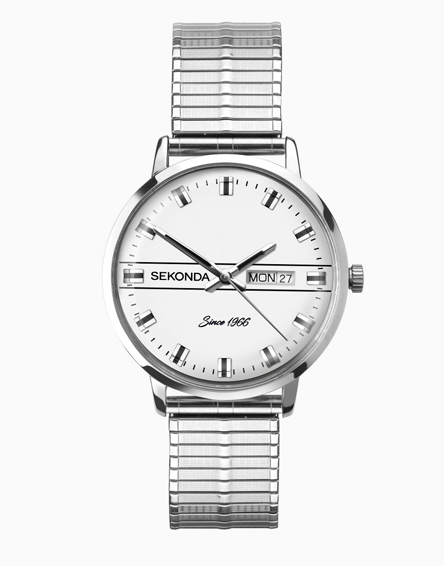 Sekonda Mens analogue watch in silver
