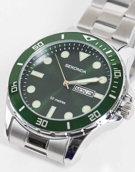 Sekonda green watch new arrivals