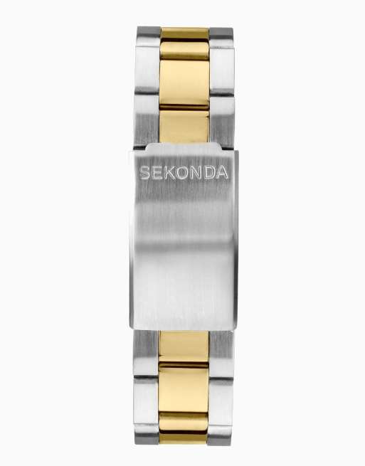 Sekonda - Mens Jones - Orologio con quadrante blu da 44mm con bracciale in acciaio inossidabile, 2 di 3