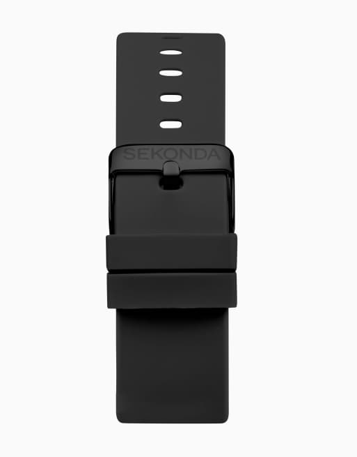 Sekonda - Mens Motion - Orologio con quadrante in LCD da 38mm con cinturino in silicone, 2 di 3
