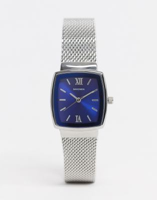 sekonda blue face watch