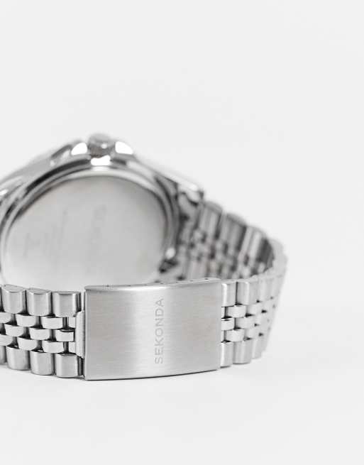 Sekonda – Męski zegarek na bransolecie z niebieską tarczą, 2 z 4