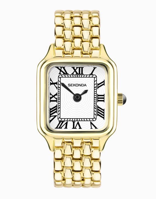 Sekonda Monica maxi womens 30mm analogue watch in gold