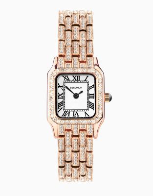 Sekonda Monica womens 22mm analogue watch in rose gold