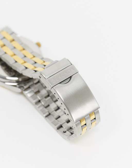 Sekonda - Montre bracelet en métal mélangé avec cadran bleu, 2 de 4