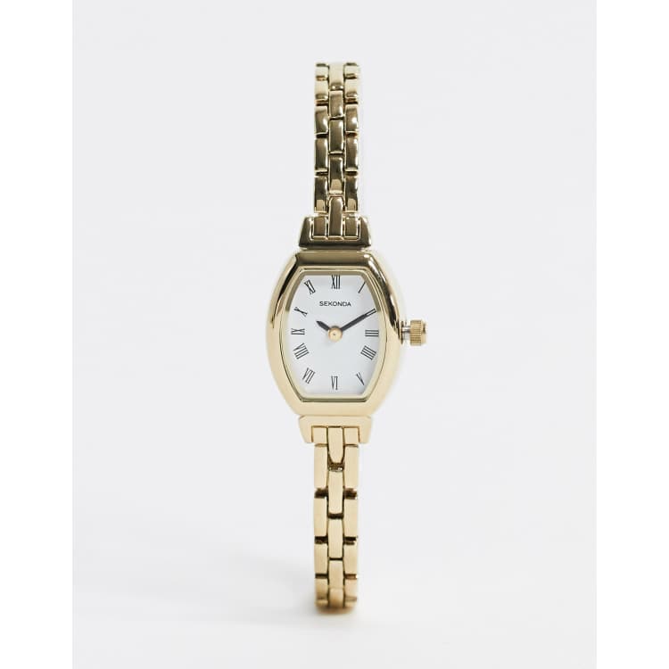 Sekonda Montre-bracelet ovale Doré ASOS