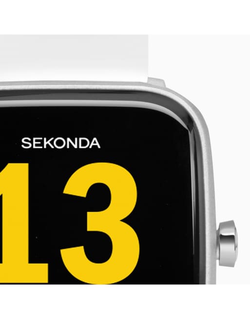 Sekonda – Motion – Herrenuhr mit LCD-Display mit 38 mm Durchmesser und Silikonarmband, 4 von 4